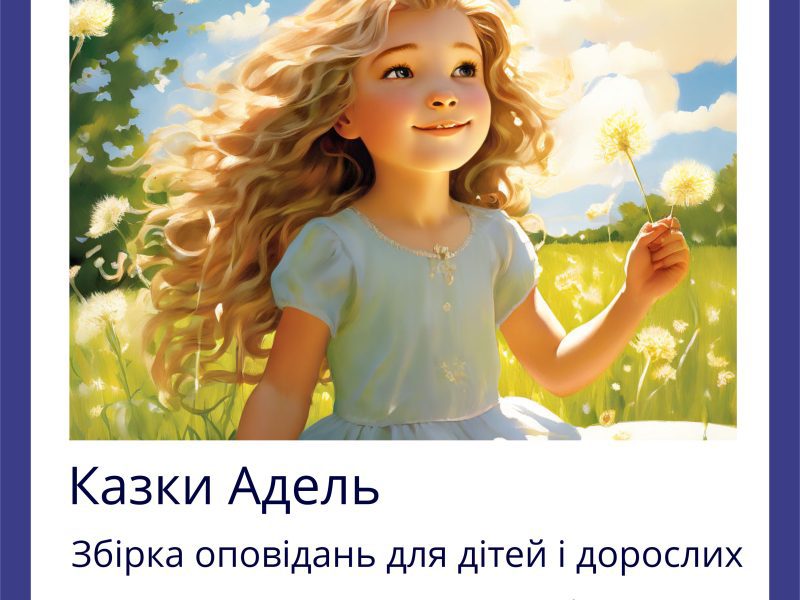 Збірка казкових оповідань "Казки Адель" для дітей українською мовою.