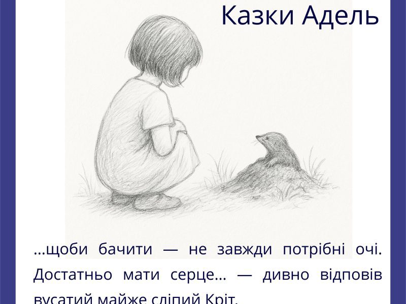 Збірка казкових оповідань "Казки Адель" для дітей українською мовою.