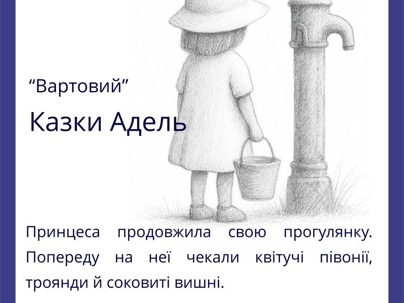 Збірка казкових оповідань "Казки Адель" для дітей українською мовою.