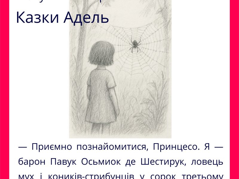 Збірка казкових оповідань "Казки Адель" для дітей українською мовою.