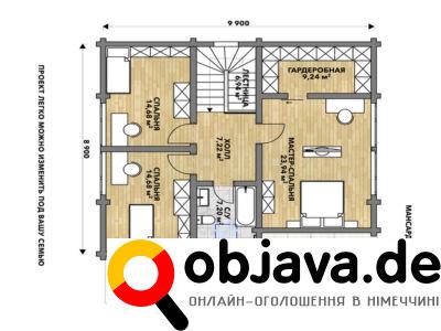 Будинок з брусу під ключ в Україні від Закарпат Зруб-Буд