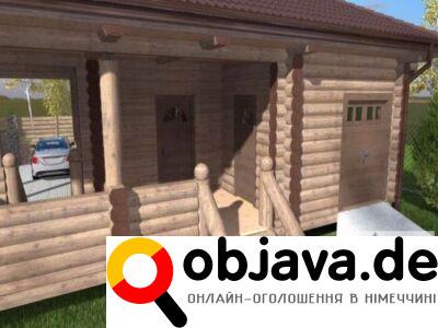 Рублений дерев'яний будинок під ключ